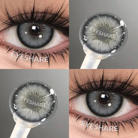 EYESHARE Colored Contact Lenses for Eyes 1 Pair Natural Look Blue Lenses Fashion Contact Lenses Blue Eye Lenses Beauty Makeup