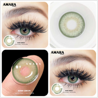 AMARA 1 Pair Color Contact Lenses for Eyes Natural Brown Lenses Beauty Fashion Monet lense Blue Lenses Green Eye Contact