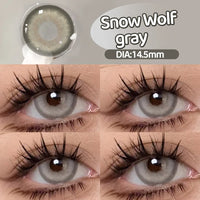 Fashion Big Lenses Myopia Colored Contact Lenses for Eyes Beauty Blue Eyes Lenses Green Pupils Brown Grey Lens