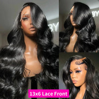 30 40 Inch 220 Density Body Wave Human Hair Wigs Chocolate Brown Lace Front Wig 13x6 Hd Lace Frontal Wig for Black Women Choice