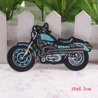Motorcycle Biker/Punk Embroidery Patch On Clothes Iron On Patches For Clothing Thermoadhesive Patches For Clothes Animal Sticker