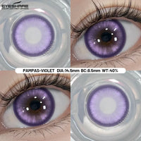 Cosplay Color Contact Lenses 1 Pair Halloween Pink Colorful Contact Red Eye Contacts Green Lenses Purple Lenses Yearly