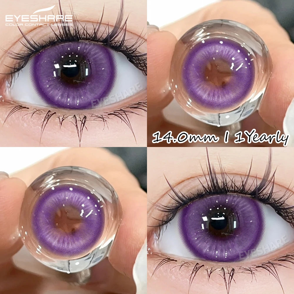 EYESHARE Cosplay Color Contact Lenses Anime Pink Beauty Contact Spring New Style Makeup Red Blue Lenses Yearly Halloween Contact