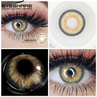 EYESHARE Eye Contacts 1pair DIAMOND Series BLUE Color Lenses Colored Contact Lens Beauty Eyes Cosmetic Eyecontact Contactlen