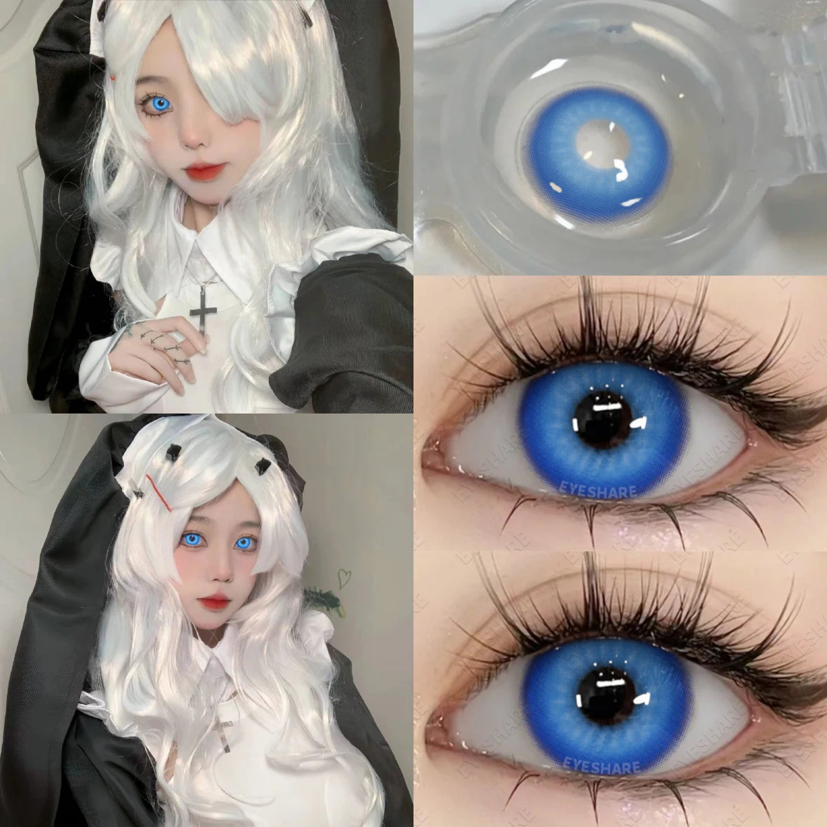 EYESHARE New Fashion Color Contact Lenses for Eyes Anime Blue Eyes Contacts Lenses