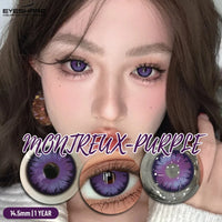 Cosplay Color Contact Lenses 1 Pair Halloween Pink Colorful Contact Red Eye Contacts Green Lenses Purple Lenses Yearly