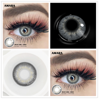 AMARA 1 Pair Color Contact Lenses for Eyes Natural Brown Lenses Beauty Fashion Monet lense Blue Lenses Green Eye Contact