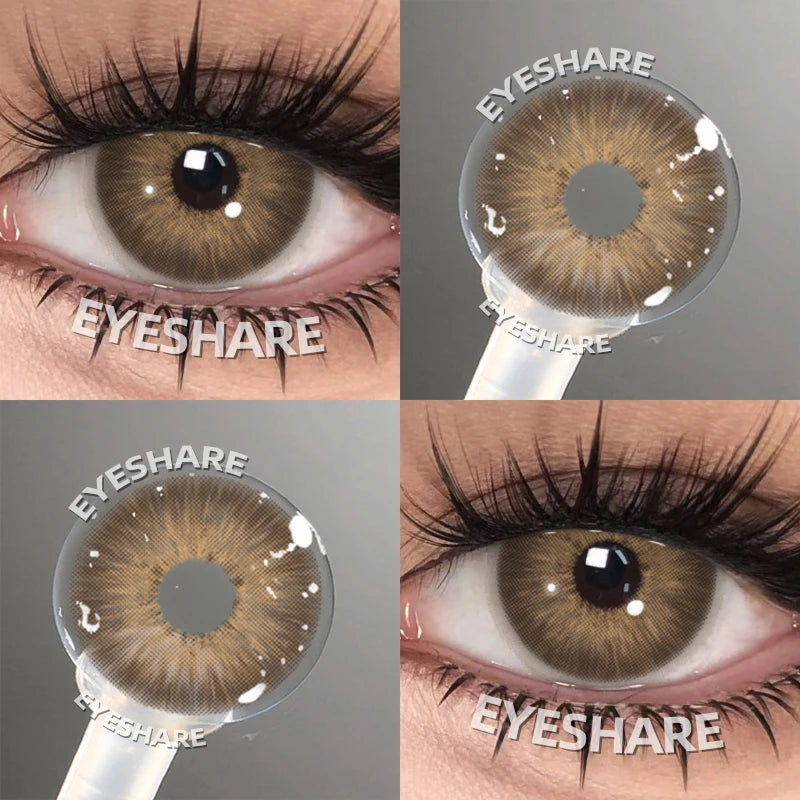 EYESHARE Colored Contact Lenses for Eyes 1 Pair Natural Look Blue Lenses Fashion Contact Lenses Blue Eye Lenses Beauty Makeup