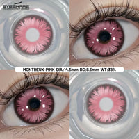 Cosplay Color Contact Lenses 1 Pair Halloween Pink Colorful Contact Red Eye Contacts Green Lenses Purple Lenses Yearly