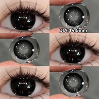 Halloween Contact Lenses Beauty Eye Color Lenses Cosplay Pupils Myopia Lens with Prescription Natural Blue Lens OVOLOOK