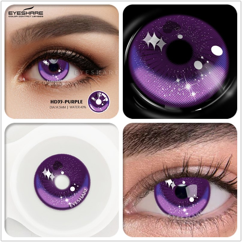 Color Cosplay Contact Lenses Halloween Yearly Eyes