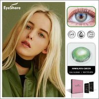 Color Lens Eyes 2pcs Natural Color Contact Lenses For Eyes Yearly Beauty Contact Lenses Eye Cosmetic blue Color Lens