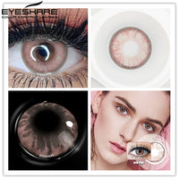 EYESHARE Eye Contacts 1pair DIAMOND Series BLUE Color Lenses Colored Contact Lens Beauty Eyes Cosmetic Eyecontact Contactlen