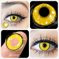 1pair Anime Cosplay Colored Lenses Blue Purple Lenses Yearly Contact Lens Beauty Makeup