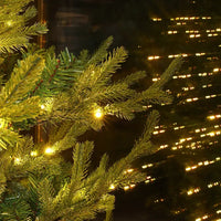 Pre-Lit PE PVC Mixed Artificial Christmas Tree Green Christmas Tree Indoor Outdoor Decoration Holiday 2024 Ornaments 1.5-2.1M