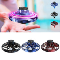 Fidget Spinner Mini Drone LED UFO Type Flying Helicopter Spinner