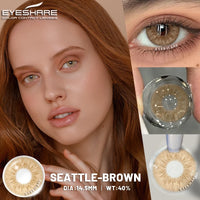 EYESHARE 1 Pair Brown Natural Colored Eye Lenses Gray Fashion Lenses Blue Eye Lens Green High Quality Cosmetics Color Contacts