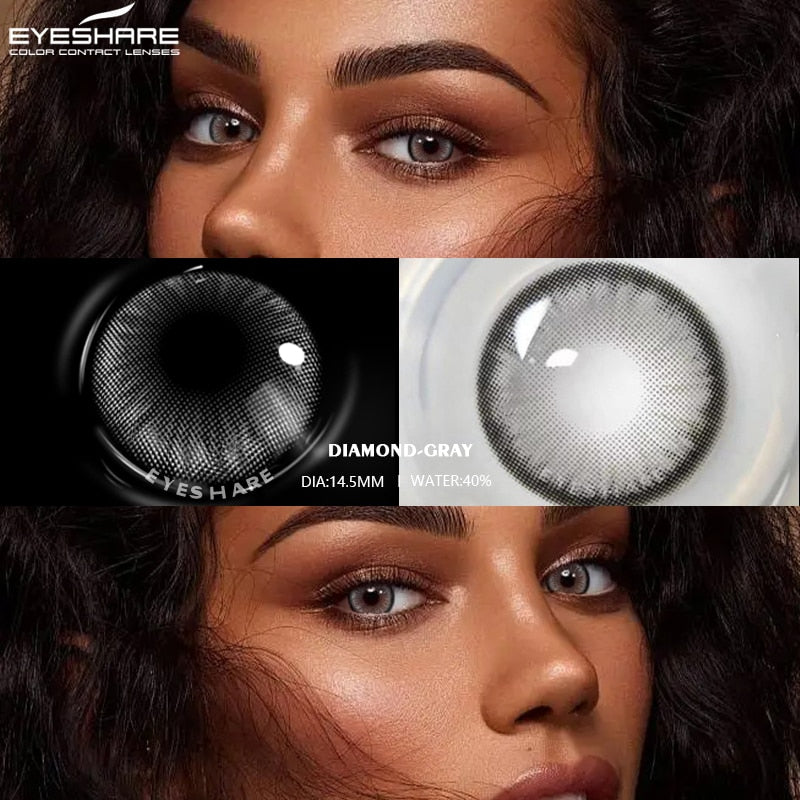 AMARA 1 Pair Color Contact Lenses for Eyes Natural Brown Lenses Beauty Fashion Monet lense Blue Lenses Green Eye Contact