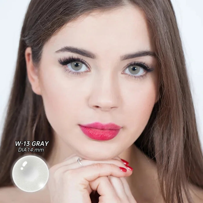 Beauty Lenses for Eyes Color Contact Lenses Natural Comestic Colored Eye Lenses Soft Eye Color Lens OVOLOOK-2pcs/pair 15 Tone