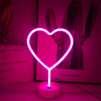 レインボーユニコーンネオン Led ナイトランプ女の子の寝室暖かい夜の光ルーム装飾 3d アクリルテーブルデスクランプギフト
