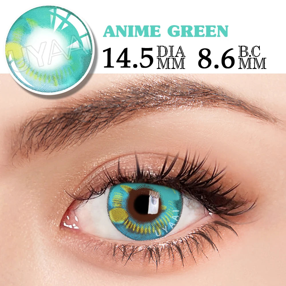 Cosplay Anime Eyes Lenses Nebulos Series Makeup Beauty Contact Lenses Cosmetic