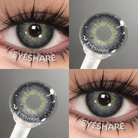 EYESHARE Colored Contact Lenses for Eyes 1 Pair Natural Look Blue Lenses Fashion Contact Lenses Blue Eye Lenses Beauty Makeup