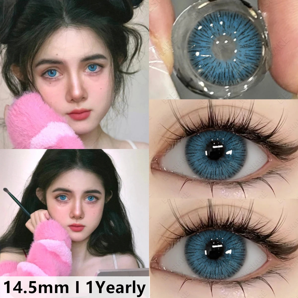 EYESHARE New Fashion Color Contact Lenses for Eyes Anime Blue Eyes Contacts Lenses