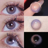 Color Contact Lenses yearly Myopia Lenses with Diopter Enlarge Bright Cosmetic Power Lens Make Up for  Beautiful Eyes YMX