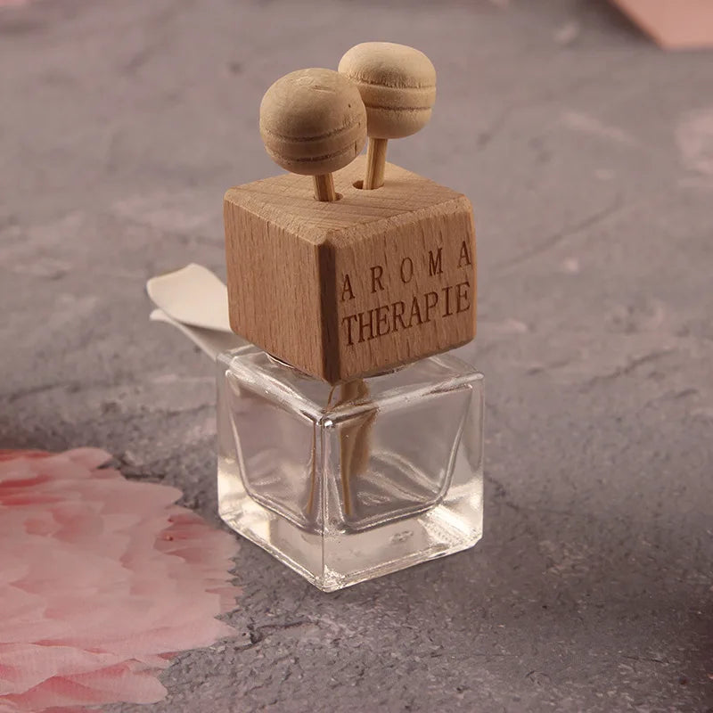 1 PC Car Perfume Bottle Perfume Pendant Car-styling Air Freshener Hanging Glass Bottle Auto Ornament Diffuser For Essential Oils