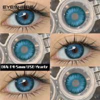 EYESHARE Halloween New Color Contact Lenses Blue Cosplay Anime Contact Red Lenses Purple Eyes Contact Pink Beauty Makeup Lenses