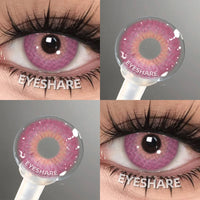 EYESHARE Colored Contact Lenses for Eyes 1 Pair Natural Look Blue Lenses Fashion Contact Lenses Blue Eye Lenses Beauty Makeup