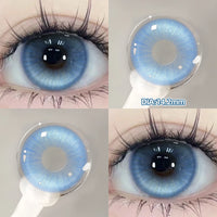 Beauty Purple Contact Lenses for Eyes Myopia Colored Contact Lenses Natural Blue Lens Fashion Cosplay Pupils OVO