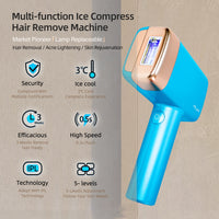 プロレーザー Mlay T14 脱毛 IPL 脱毛 ICE コールド脱毛器 500000 フラッシュ 3IN1 脱毛器本体 Depilador レーザー