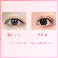 3Mins Sweet Eyeslashes Extension Personal Fake EyeLash Professional Makeup Individual Cluster EyeLashes Grafting False Eyelashes