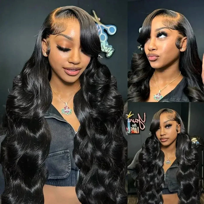 30 40 Inch 220 Density Body Wave Human Hair Wigs Chocolate Brown Lace Front Wig 13x6 Hd Lace Frontal Wig for Black Women Choice