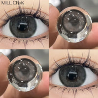 Color Contact Lenses yearly Myopia Lenses with Diopter Enlarge Bright Cosmetic Power Lens Make Up for  Beautiful Eyes YMX