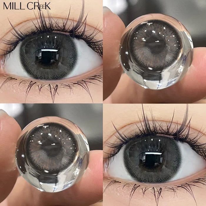 Color Contact Lenses yearly Myopia Lenses with Diopter Enlarge Bright Cosmetic Power Lens Make Up for  Beautiful Eyes YMX