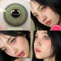 Blue Lenses  Myopia Color Contact Lenses Fashion Pupils Large Diameter Eye Colores Beauty Green Lenses OVO
