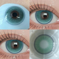 Fashion Big Lenses Myopia Colored Contact Lenses for Eyes Beauty Blue Eyes Lenses Green Pupils Brown Grey Lens
