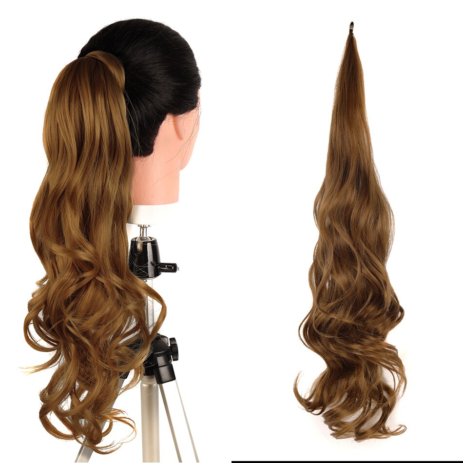 Long Curly Ponytail Extensions Synthetic Horse tails Curly False Tail For Women 32Inch Hairpiece Ponytail Hair Extensions