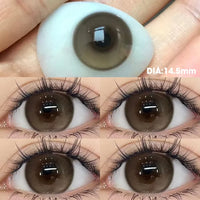 Contact Lenses Myopia Lenses with Diopters Green Pupils Color Contact Lenses for Eyes Blue Lens OVO