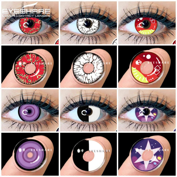 EYESHARE 2Pcs Colored Contact Lenses For Eyes New Cosplay Colored Lenses Halloween Contacts Cosmetics Pupils Eye Color Lens