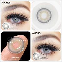 AMARA 1 Pair Color Contact Lenses for Eyes Natural Brown Lenses Beauty Fashion Monet lense Blue Lenses Green Eye Contact
