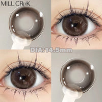 Color Contact Lenses yearly Myopia Lenses with Diopter Enlarge Bright Cosmetic Power Lens Make Up for  Beautiful Eyes YMX