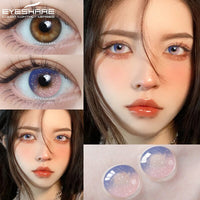EYESHARE Colored Contact Lenses for Eyes Fashion Galaxy Series Colored Lens Yearly Eye Color Lens Beautiful Pupil Cosmetic Lens