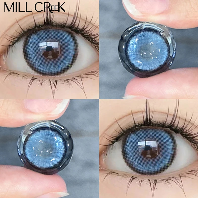 Colored Contact Lenses Myopia Cosmetic for Eyes with Diopt Artificial Beauty Pupil Degree Contact lens Prescription YMX