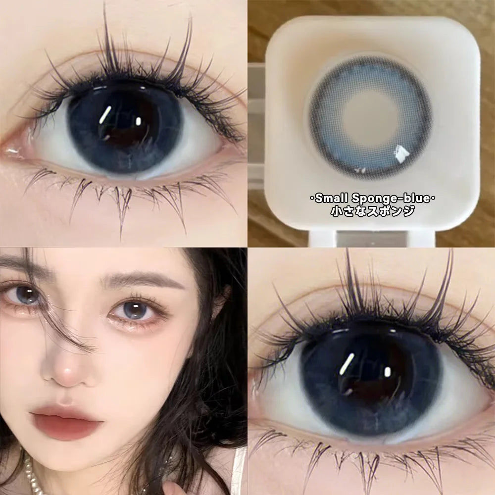 Natural Lenses Contact Lenses for Eyes Beauty 10 Tone Natural Pupil Eye Color lens Yearly Use 14.2/14.5mm OVO