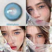 Blue Lenses  Myopia Color Contact Lenses Fashion Pupils Large Diameter Eye Colores Beauty Green Lenses OVO