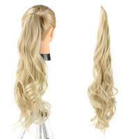 Long Curly Ponytail Extensions Synthetic Horse tails Curly False Tail For Women 32Inch Hairpiece Ponytail Hair Extensions