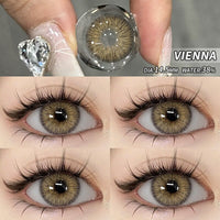 Color Contact Lenses for Eyes Natural Gray Contact Lens Yearly Fashion Beauty Makeup EyeLenses